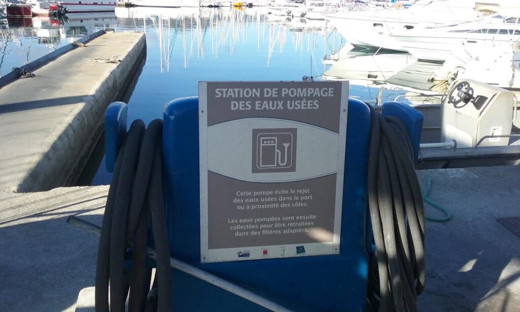 Photo de la pompe des eaux usées