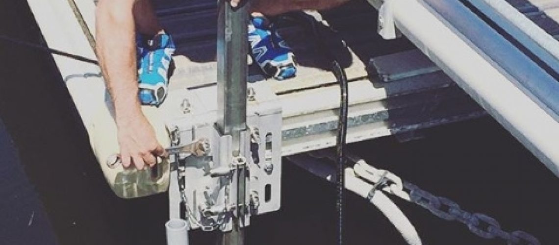 Installation d'une seabin + logo